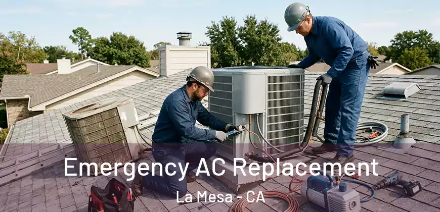 Emergency AC Replacement La Mesa - CA
